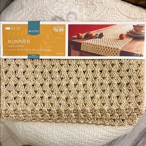 NWT Target Beige Table Runner
